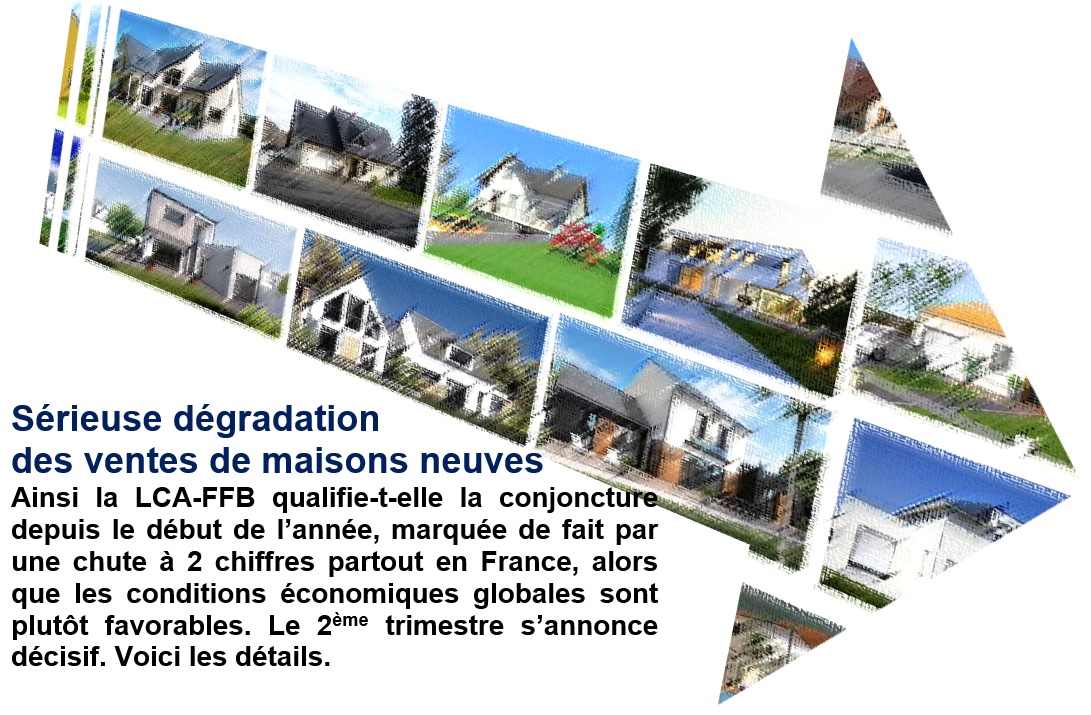 Sérieuse dégradation des ventes de maisons neuves